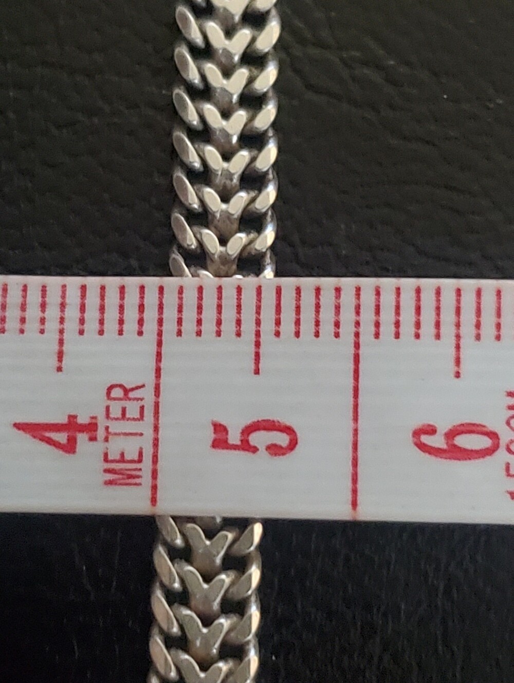 Italy 925 Sterling Wheat Chain Necklace , 18 Inch , 6mm & 17.6 grms - Picture 6 of 7